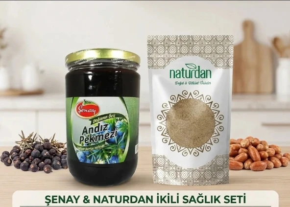 Saf(1.Kalite) İğde Çekirdeği unu 1 Kg | Andız pekmezi 800 Gr ürün görseli 1