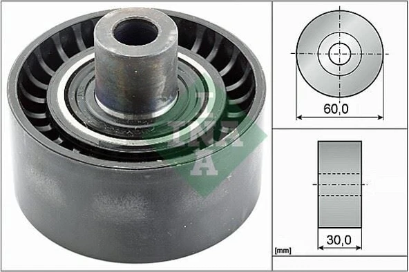 INA ALTERNATÖR GERGİ RULMANI TOZ KAPAKSIZ PARTNER-206-307-407-BERLINGO-C2-C3-C4-FIESTA V 1.4-1.6TDCI XSA ürün görseli 1