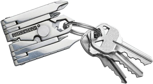 Swiss+Tech  Micro-Max 19-in-1 Anahtarlık Tipi Çok Amaçlı Multitool - Resim 2