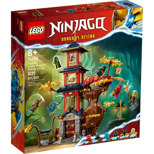LEGO 71795 Ninjago Ejderha Enerji Küreleri Tapınağı ürün görseli 1
