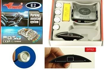 INWELLS PARK SENSÖRÜ GÖSTERGELİ VE SESLİ E2 P2 GRİ 22MM ürün görseli 1