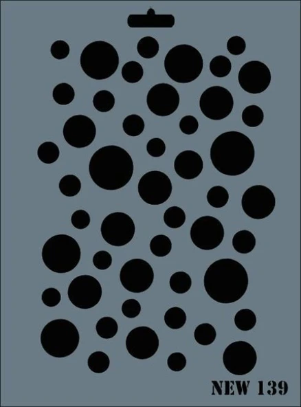 New Seri N-139 Stencil 35X25 Cm ürün görseli 1