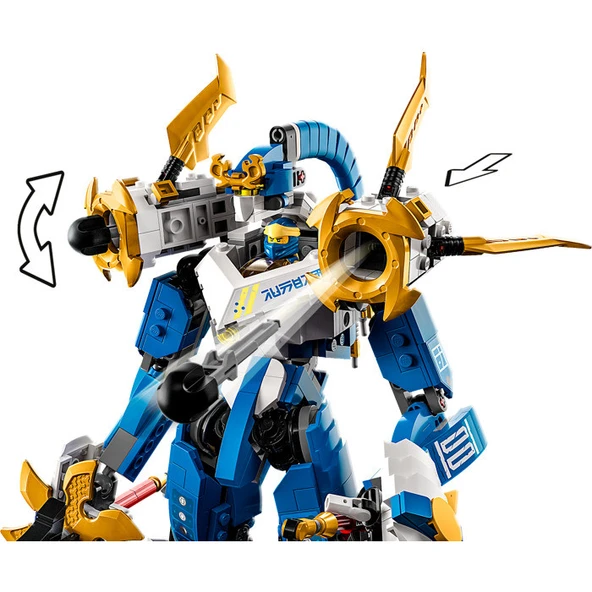 Lego 71785 Ninjago Jay'in Titan Robotu - Resim 5