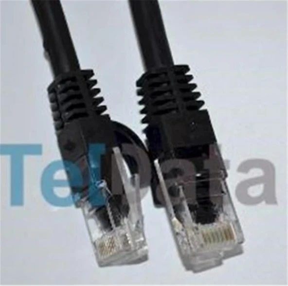 Teldata TLD-3000S Cat6 30MT Siyah Utp Patch Kablo ürün görseli 1