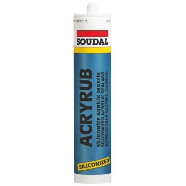Soudal Acryrub Ize Mastik 310 Ml Kahverengi ürün görseli 1