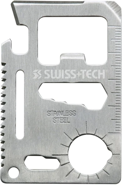 Swıss+Tech 15-in-1 Kredi Kartı Tipi Çok Amaçlı Multitool ürün görseli 1