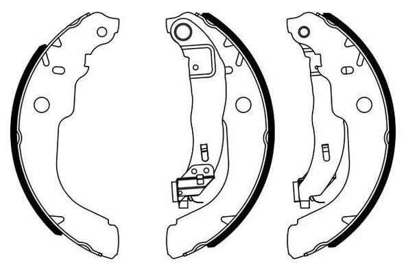 BOSCH PABUÇ FREN BALATASI CITROEN PEUGEOT 208 1.0 VTİ 208 1.2 PURETECH 110 208 1.2  68 208 1.2 PURETEC H 82 ürün görseli 1