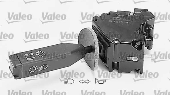 VALEO FAR+SİNYAL VE KORNA KUMANDA KOLU (SIYAH) R19 89-92 - R21 89-94 ürün görseli 1