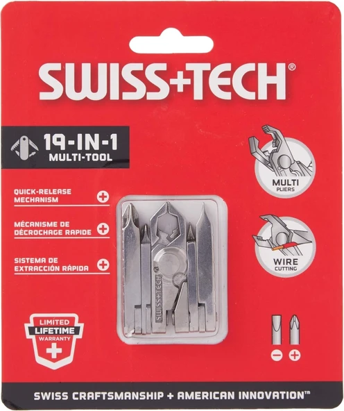 Swiss+Tech  Micro-Max 19-in-1 Anahtarlık Tipi Çok Amaçlı Multitool - Resim 5
