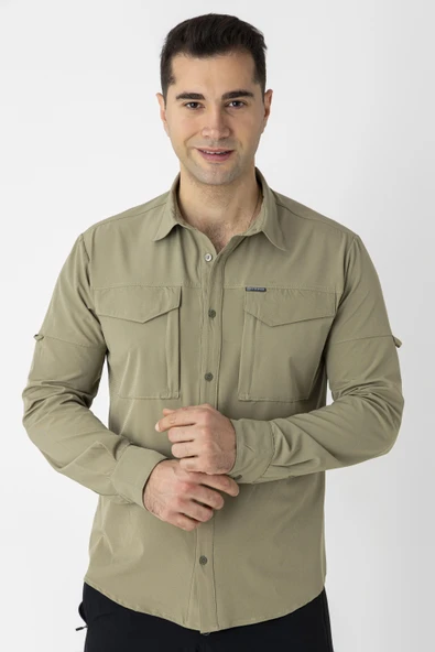 Crozwise Gömlek Bej 7154-02 ürün görseli 1