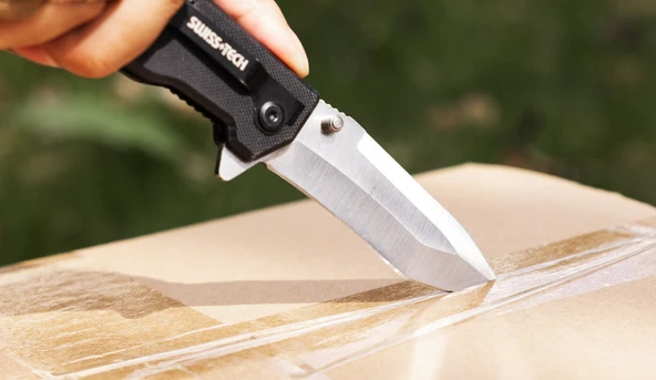 Swiss+Tech  G10 Paslanmaz Çelik Çakı - Resim 8