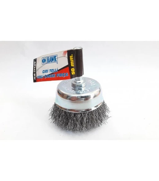 Ha11145 Pimli Gri Tel Çanak Fırça 50 Mm ürün görseli 1