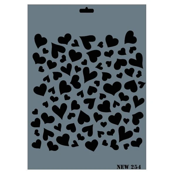 New Seri N-254 Stencil 35X25 Cm ürün görseli 1