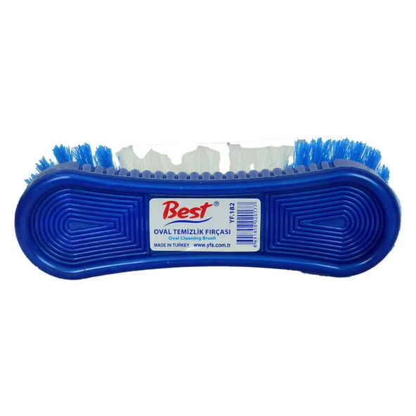 Oval Temizlik Fırçası Plastik Halı Fırça Karışık Renk 17 Cm ürün görseli 1