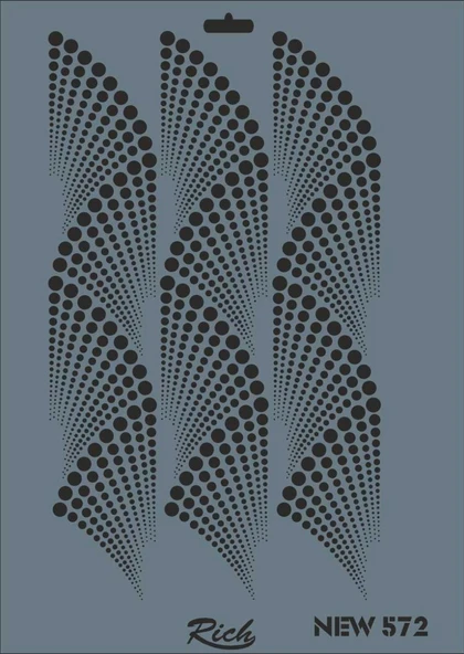 New Seri N-572 Stencil 35X25 Cm ürün görseli 1
