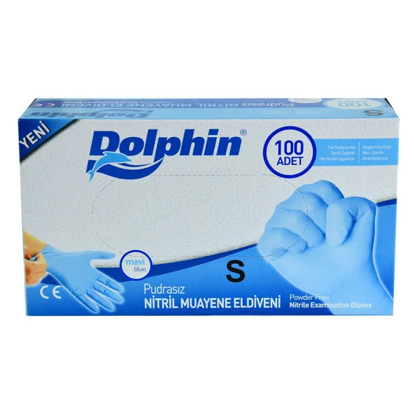 Pudrasız Mi Nitril Eldiven Küçük Boy (S) 100 Lü Paket ürün görseli 1