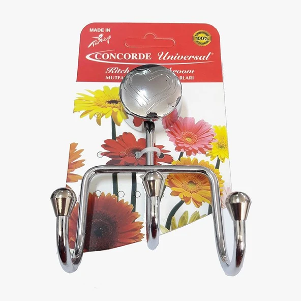 Concorde 3 Lü Krom Askılık ürün görseli 1