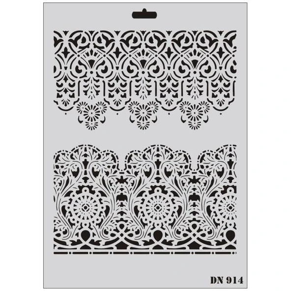 Dantel Seri Dn-914 Stencil 35X25 Cm ürün görseli 1