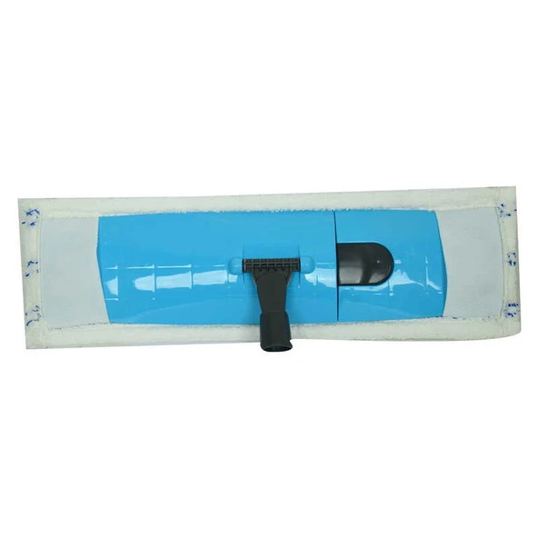 Mikrofiber Nemli Mop Paspası Plastik Aparatlı Karışık Renk 40 Cm ürün görseli 1