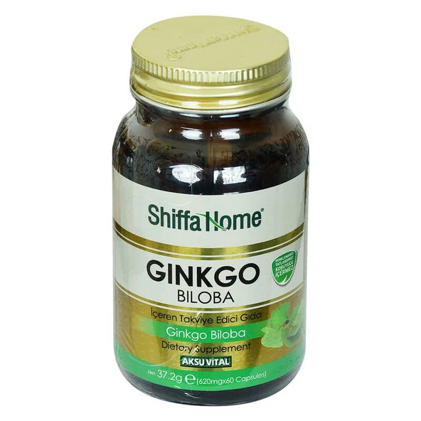 Shiffa Ginkgo Biloba Diyet Takviyesi 620 X 60 ürün görseli 1