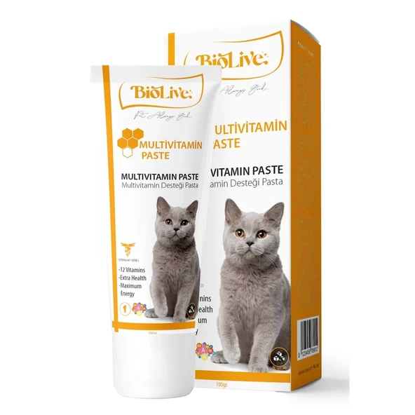 Biolive Kediler İçin Multimin Paste 100Gr ürün görseli 1
