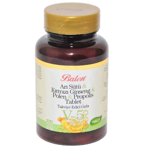 Arı Sütü &Amp; Kırmızı Ginseng &Amp; Polen &Amp; Propolis 60 Tablet ürün görseli 1