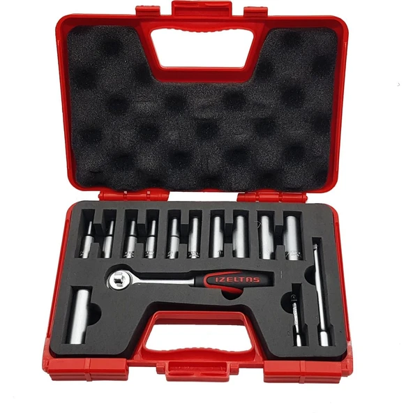 İzeltaş 14 Parça Derin Lokma Takımı 1/4'' İnç ürün görseli 1