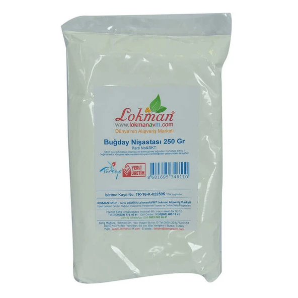 Buğday Nişastası 250 Gr Paket ürün görseli 1