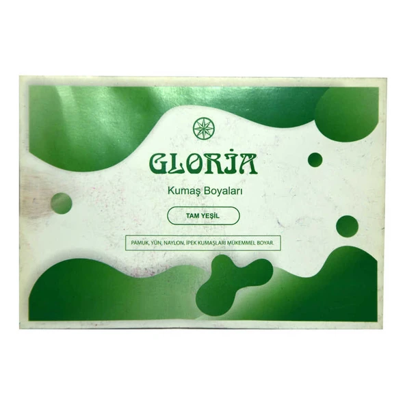 Kumaş Boyası Tam Yeşil 10 Gr Paket ürün görseli 1