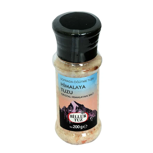 Sofrada Öğütme Yemeklik Himalaya Kristal Granül Doğal Kaya Tuzu 200 Gr Değirmenli ürün görseli 1