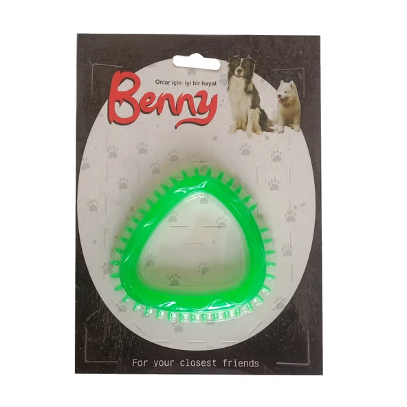Benny Oyuncağı Üçgen 8 X 8.5 Cm Yeşil ürün görseli 1
