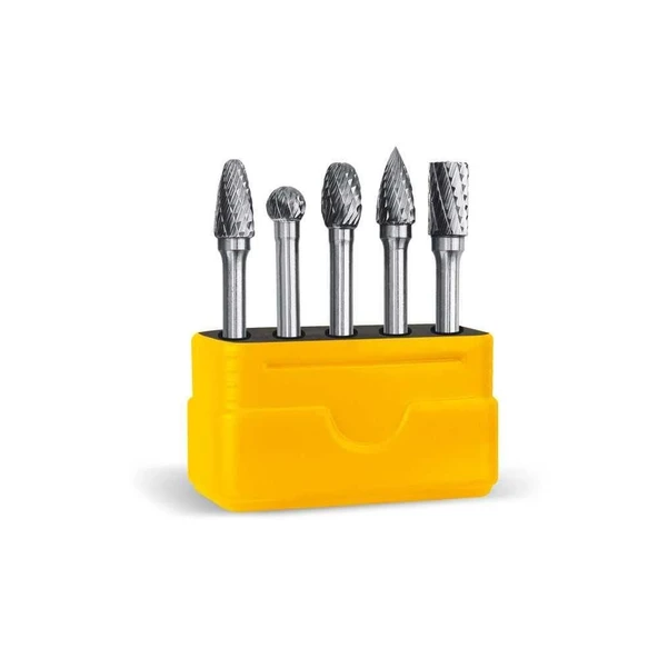 2156 Karbür Freze Seti 8 Mm 5 Parça ürün görseli 1