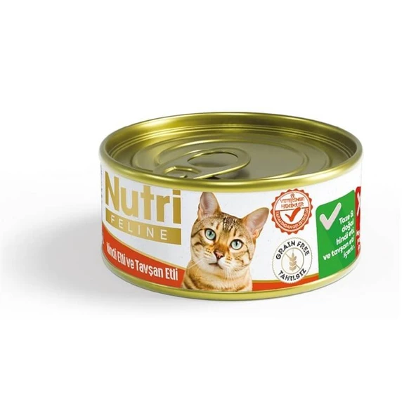 Nutri Feline Tahılsız Hindi Tşan Etli Konservesi 85 Gr ürün görseli 1