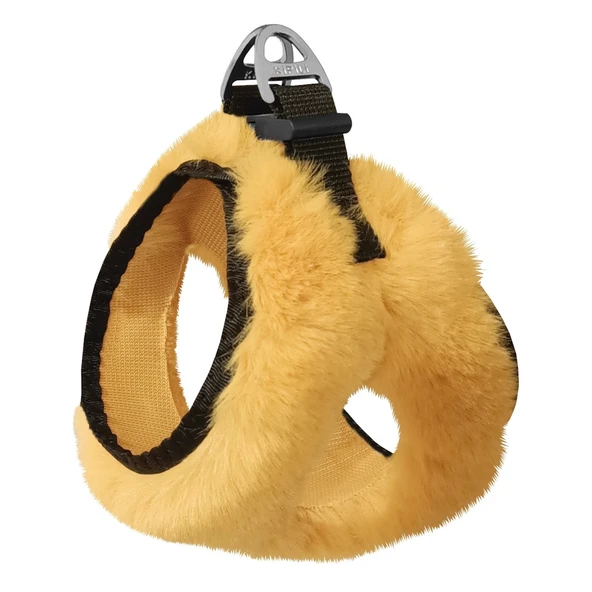 Üç Kilitli Peluş Göğüs Tasması 20-24 Cm -Small Sarı ürün görseli 1