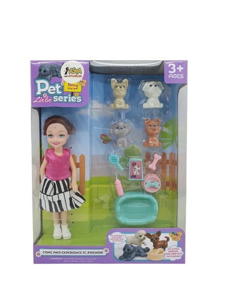 Pet Shop - Bebekli Bakım Seti - 7722-3 - Esmer - 1 Adet ürün görseli 1