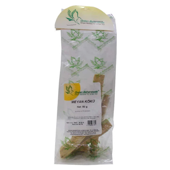 Meyan Kökü Sıyrılmış Çubuk Doğal 50 Gr Paket ürün görseli 1