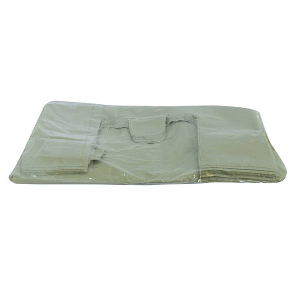 Battal Boy Atlet Geri Dönüşüm Granül Çanta Poşet 65X35 Cm Kalın Gri 1000 Gr 1 Paket ürün görseli 1