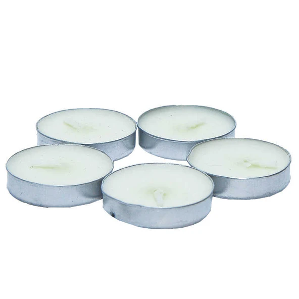 Tea Lights Beyaz Mum 5 Li 1 Paket ürün görseli 1