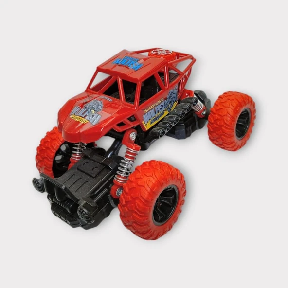 Çek Bırak Cross Araba 14 Cm - Kırmızı - 1 Adet ürün görseli 1