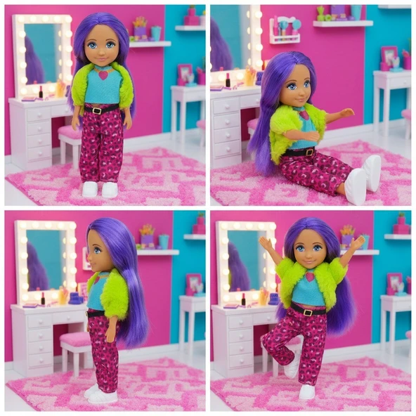 Ankiki İkonu Bebek Figür 13 Cm - Mor Lı Hip-Hop Rüzgarı - 1 Adet ürün görseli 1