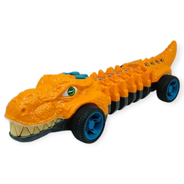 Timsah Araba - Otomatik Hareketli Sesli Işıklı 32 Cm - Tcu Timsah - 1 Adet ürün görseli 1