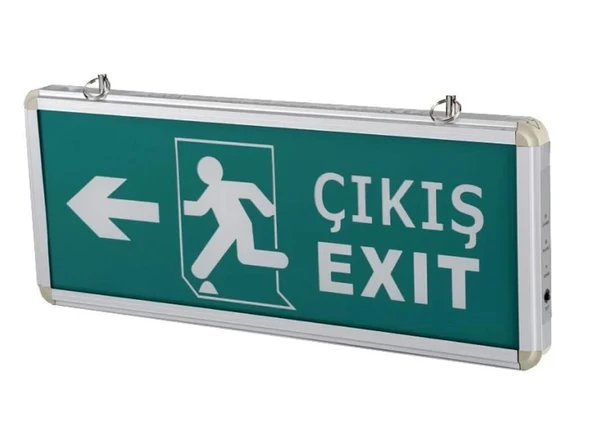 Cata 9170 Ledli Exit Çıkış Armatürü 3 Saat Akülü ürün görseli 1