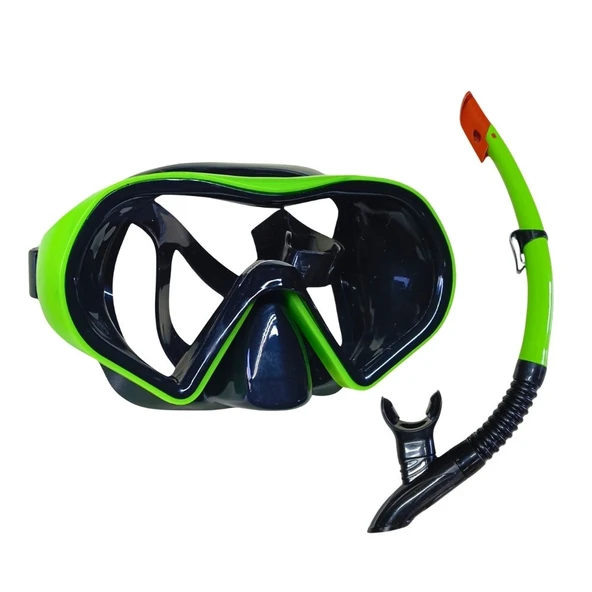 Dalış Maskesi Snorkel Yetişkin - 517-Yeşi̇l - 1 Adet ürün görseli 1