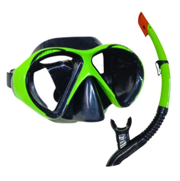 Dalış Maskesi Snorkel Yetişkin - 51711-Yeşi̇l - 1 Adet ürün görseli 1