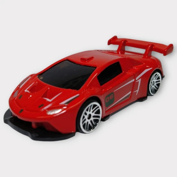 Metal Mini Arabalar 8 Cm - Kırmızı - 3 - 1 Adet ürün görseli 1