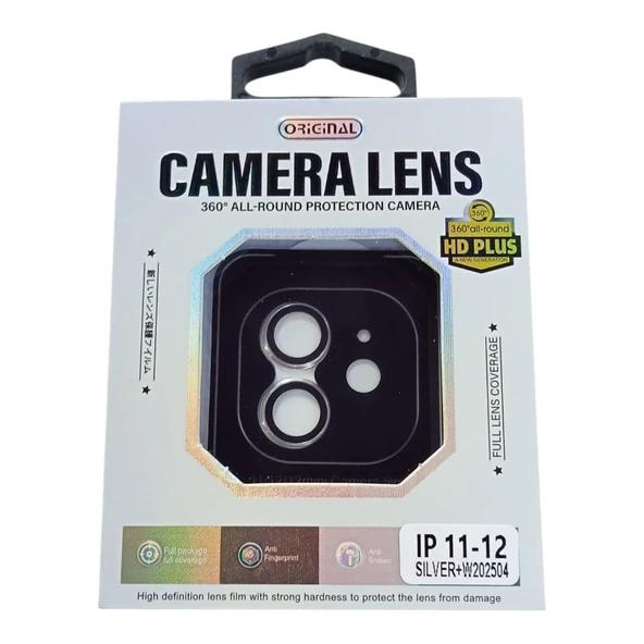 11 / 12 / 12 Mini Uyumlu Safir Kamera Koruyucu Lens Giri ürün görseli 1