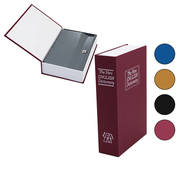 Kumbara Homesafe Booksafe Büyük 240X155X55Mm Ki̇tap Modeli̇ Ki̇li̇tli̇ Kasa Kumbara ürün görseli 1
