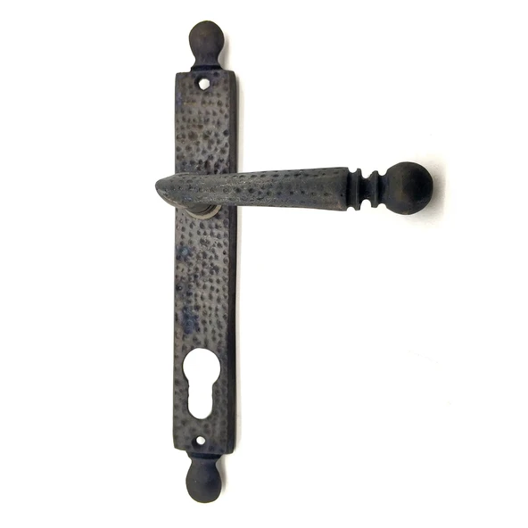 Antika Tarz Dekoratif Pirinç Misket Oda Kapı Kolu - 245X34 Mm, Oksit ürün görseli 1