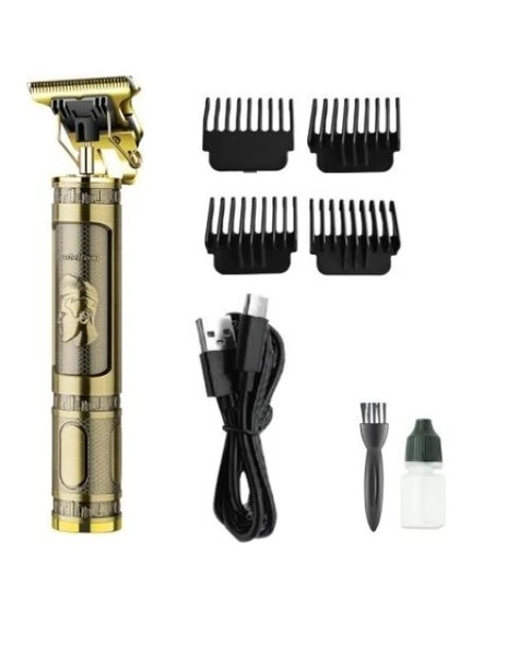 Ps-033 Çelik Kasa Profesyonel T-Bıçak Sakal Çizim Tıraş Makinesi ürün görseli 1