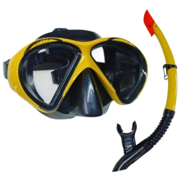 Dalış Maskesi Snorkel Yetişkin - 51711-Sari - 1 Adet ürün görseli 1
